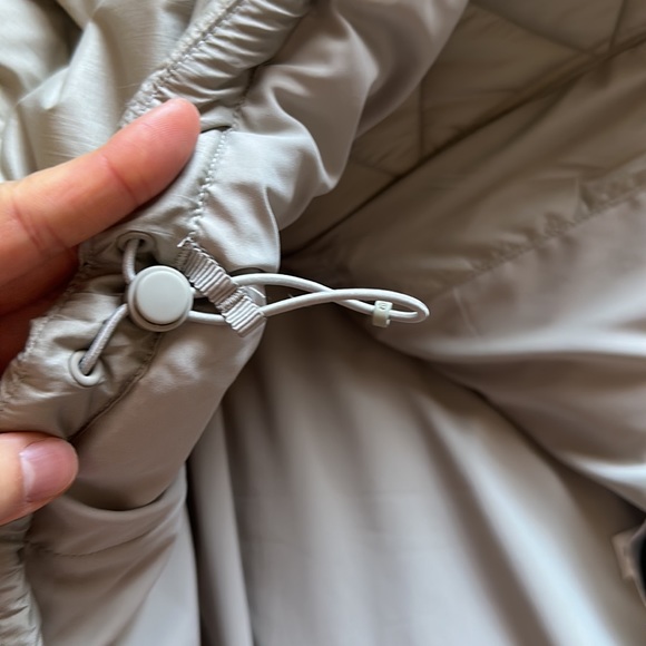 wunder puff jacket heathered raw linen size 4 lululemon nwt - Picture 9 of 16